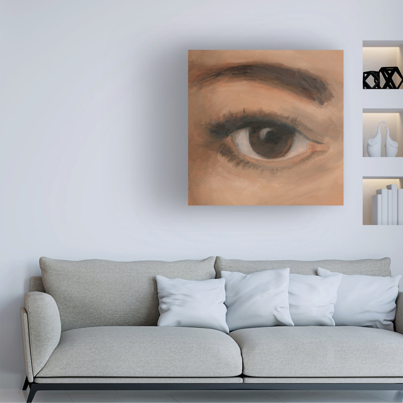 Art mural sur toile tendue - Ethan Harper «Eye Study II», décoration murale pour le salon, la chambre à coucher ou le bureau - 35 x 35