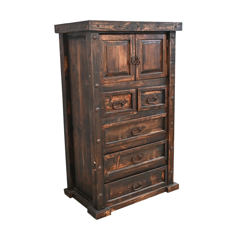 Étagère en bois rustique fini à la main