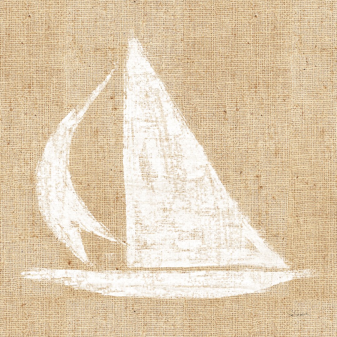 Leinwandbild Driftwood Coast II White Burlap von Sue Schlabach