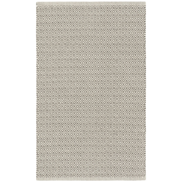 Bester Hand Woven Cotton Geometric Rug
