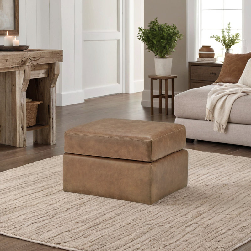 Repose Ottoman in Saddlebag Ale, Saddlebag Ale