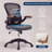 Mid-Back Mesh Task Office Chair with Height Adjustable Arms-685238989