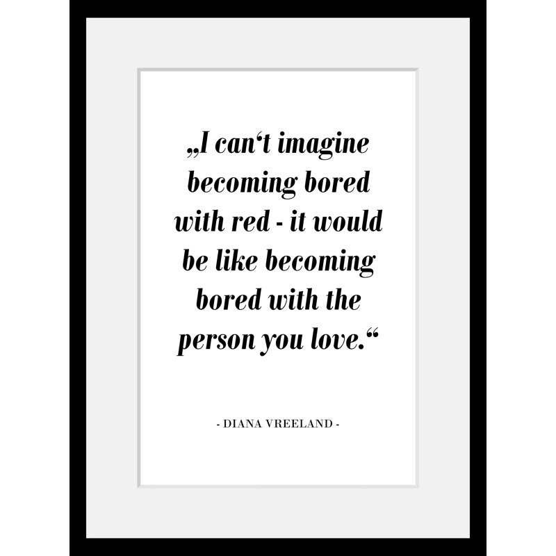 Lettering - Single Picture Frame Print