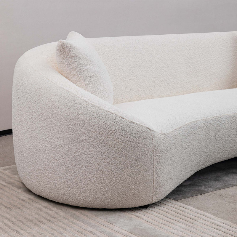 Canapé 93,31 po Minimalist Curved