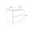 50cm W Manufactured Wood Bedside Table