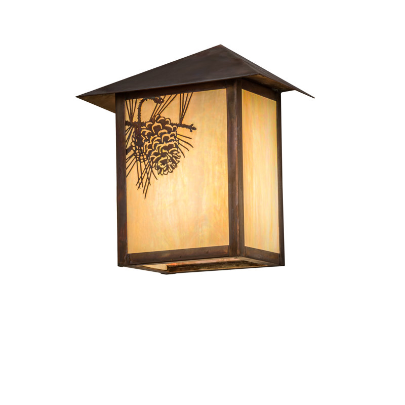 Seneca Winter Pine Outdoor Wall Lantern