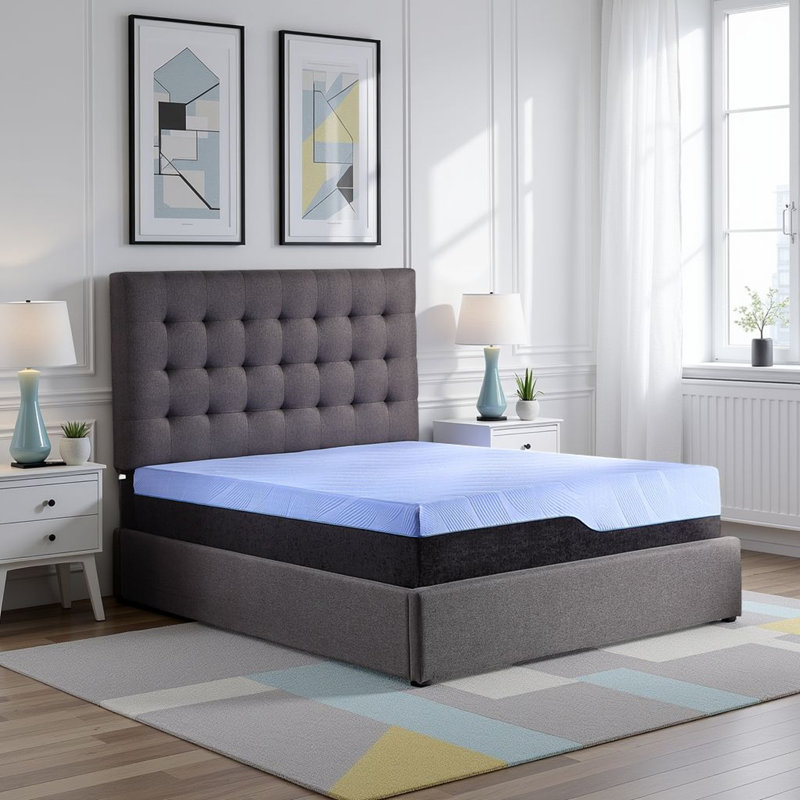 Marcela 12" Firm Hybrid Cooling Fast Responding Latex Foam and Coil Mattress, California King