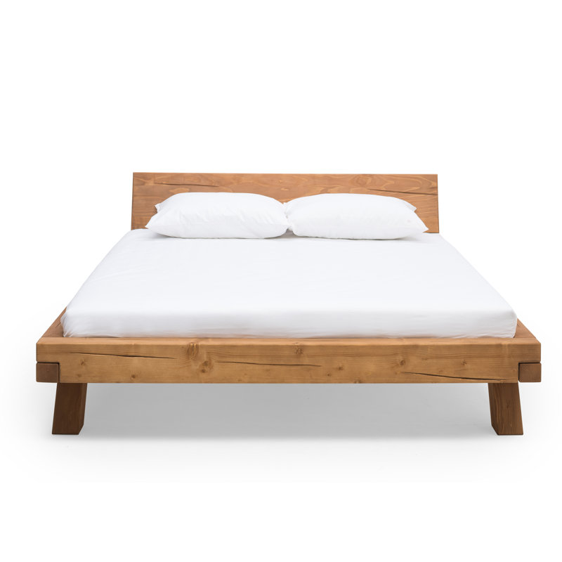 Apollonia Solid Wood Sleigh Bed, Super King (6')