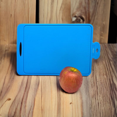 Foldable Silicone Non-Slip Cutting Board Blue
