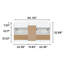 Ensemble de meuble-lavabo double 60,5 po Nimay-98588163