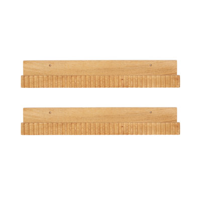 Furrow Two-Piece Picture Ledge Shelf Set