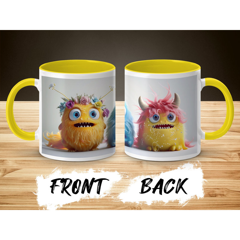 Ceramic Coffee Mug, Yellow