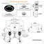 2-handle Bathroom Faucet with Drain Assembly-56206188