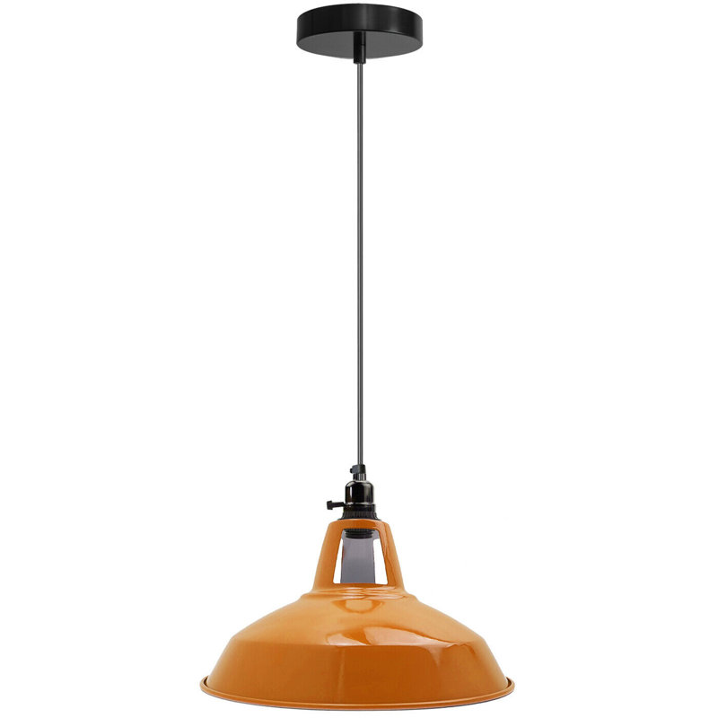 Monhegan 1 - Light Dome Pendant, Orange
