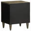 40cm W Metal Bedside Table