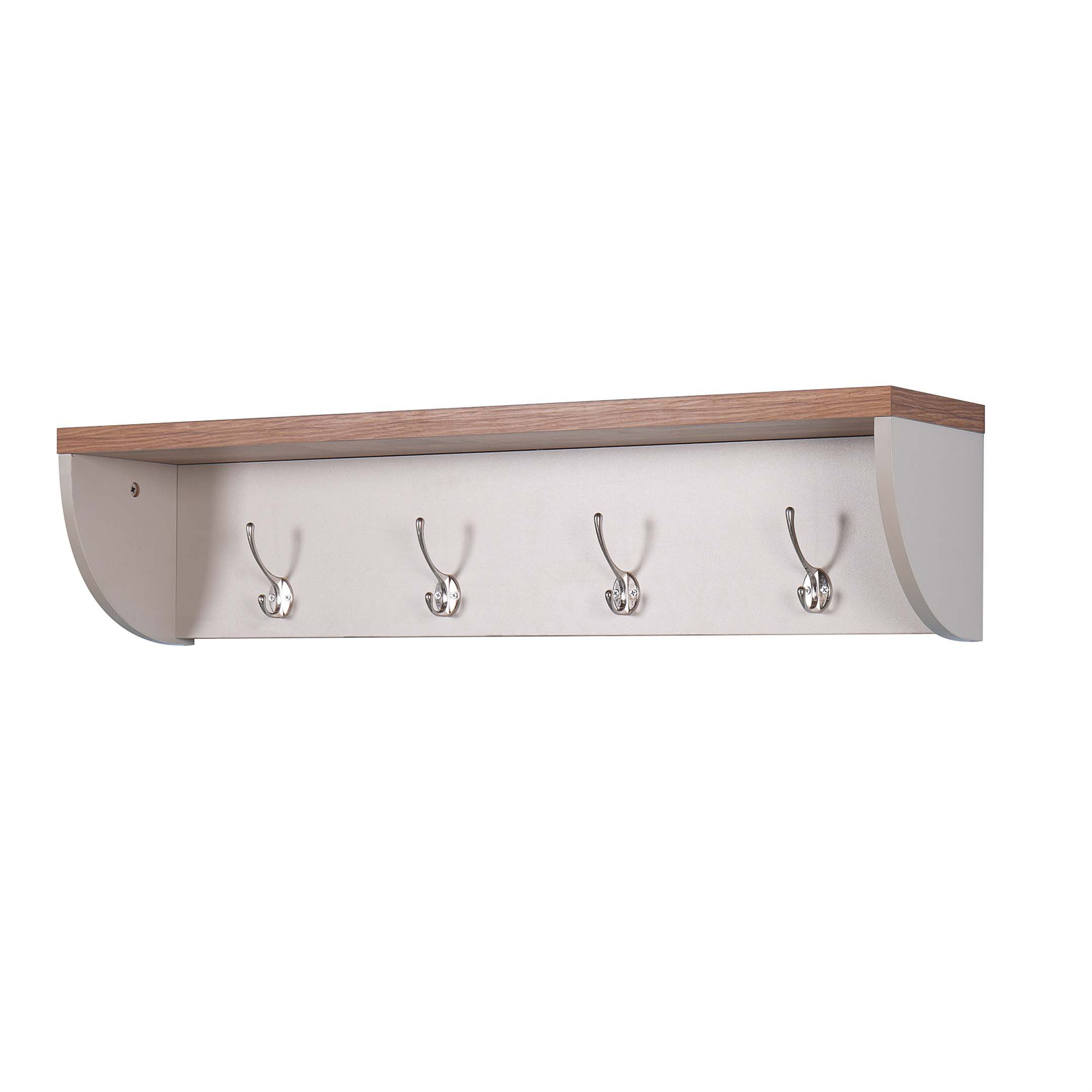 Latitude Run® Wall 4 - Hook Wall Mounted Coat Rack - Wayfair Canada