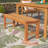 Alyisa Solid Wood Teak Outdoor Bench