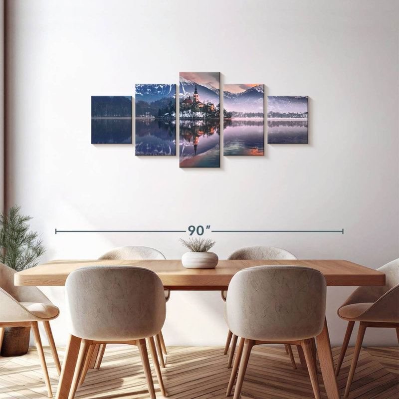 Famous Castle, 30" H x 68" W