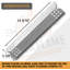 Plaques chauffantes en acier inoxydable Quickflame pour grils au gaz de Nexgrill, Kenmore et autres