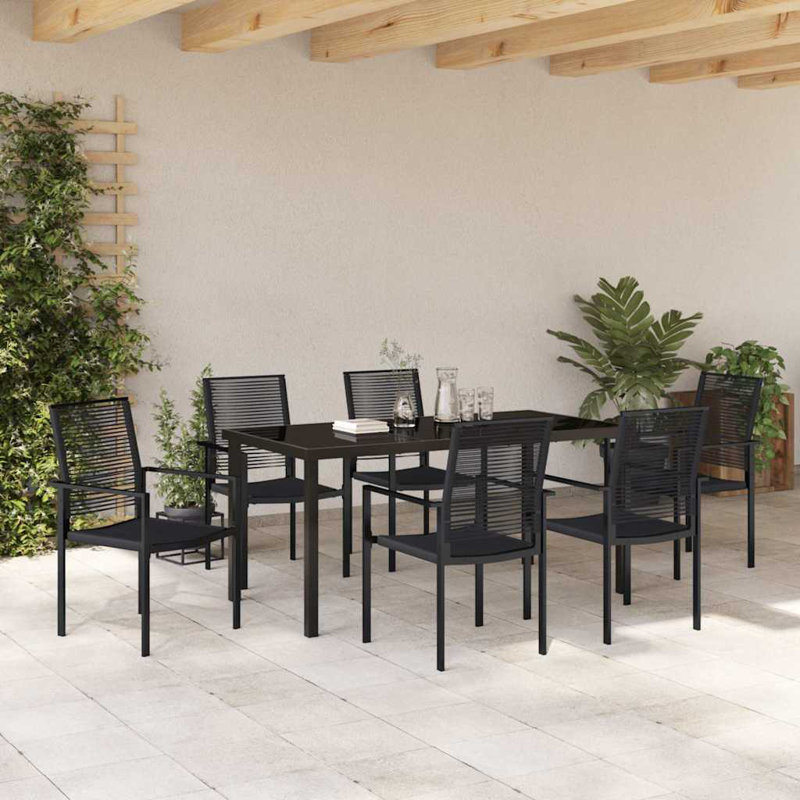6 - Person Patio Dining Set with Rectangular Table