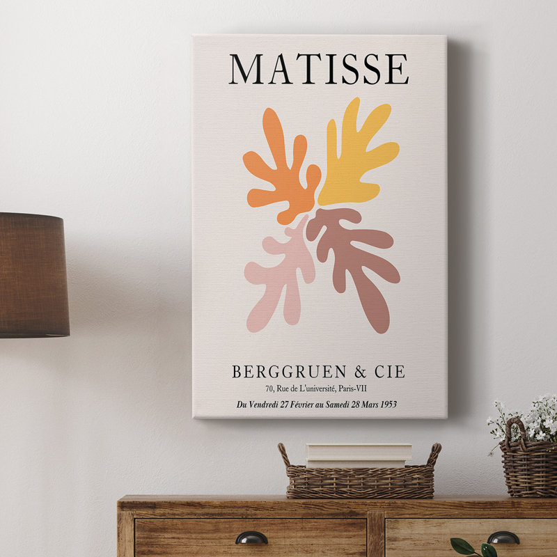 Matisse D, reproduction d'art encadrée sur mesure, galerie Cavas, H 18 po x l 12 po