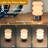Modern Small Opal Glass Cordless Rechargeable Table Lamp 3-level Dimmable Led Bedside Lamp For Bedroom Nightstand