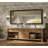 Gwenneth Rectangle Wood Mirror for Bathroom, Solid Pine Wood-878103208-882031649