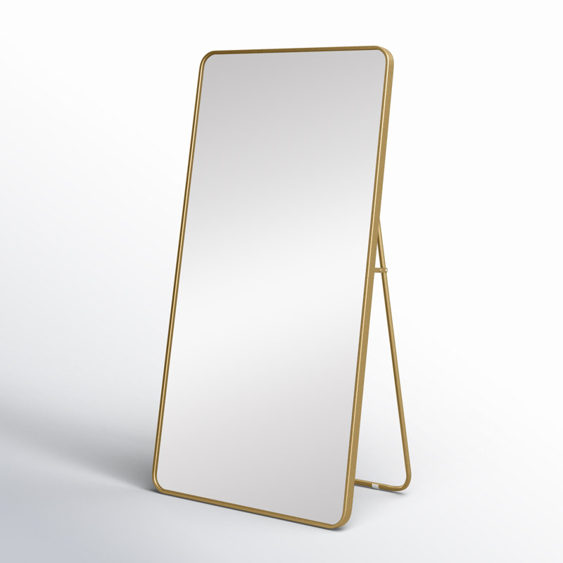 Miroir de plancher Sabine, Laiton, 60 po x 30 po