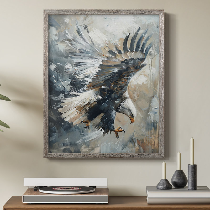 ANIMALS Series CX III, reproduction encadrée - bois massif, H 11 po x l 9 po
