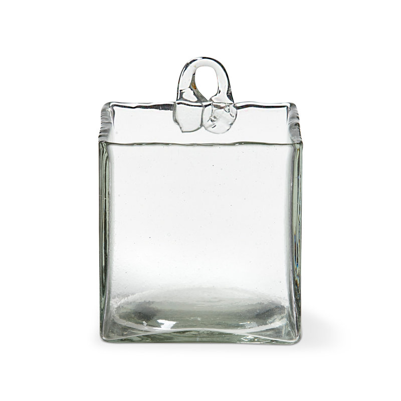 Porte-votive de table en verre, H 4 po x l 3 po x P 3 po