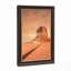«Red Rock Butte Rising in Hazy Orange Desert Sky», art mural sur toile-133563049