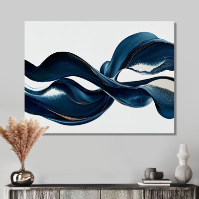 Luminous Spiral Prism Fractal Waves II - Abstract Metal Wall Art Decor, Waves Metal Print