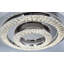 Transitional 2 Light LED Round Crystal Flush Mount