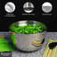 Buckingham Deep Salad Mixing Bowl Stainless Steel With Black Silicone Base-324632069