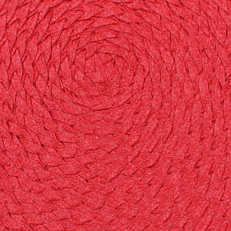 Ensemble de 6 napperons antidérapants Daisy, Rouge