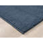 Taeler Washable Modern Living Room Rug Polyester Plain - Anti-Slip Felt Backing Carpet Bedroom-Hallway, Navy-1904294080