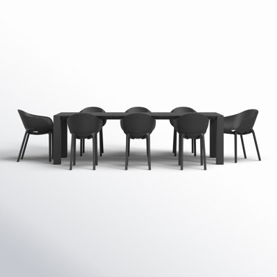 Farrah Rectangular 8 - Person Outdoor Dining Set