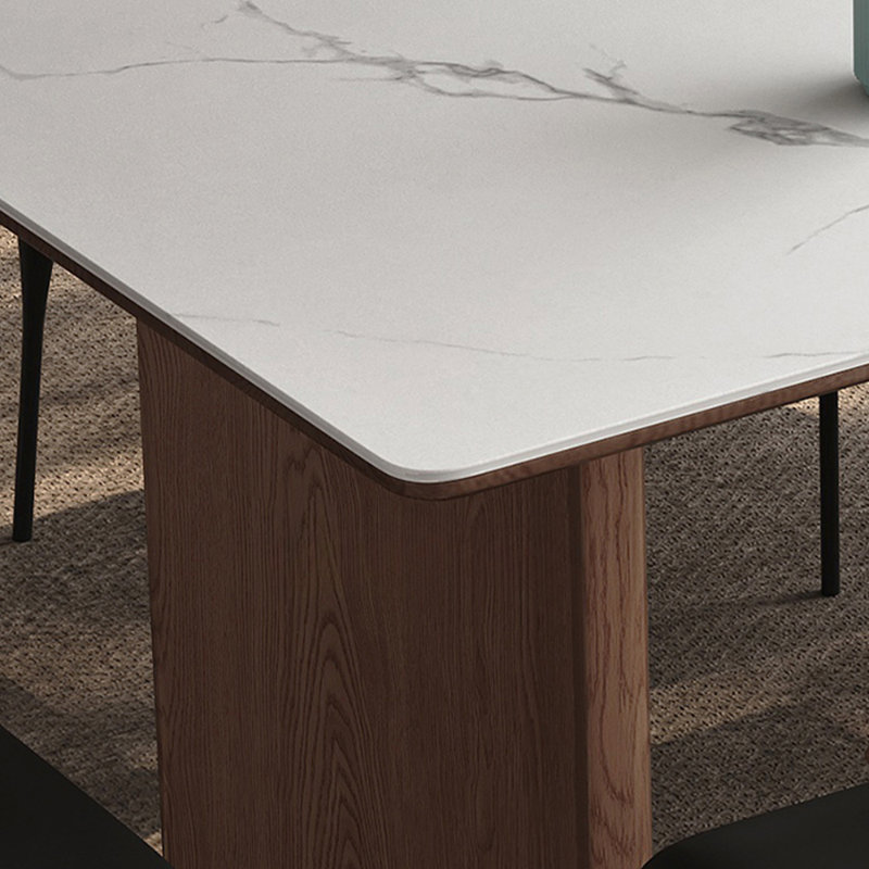 Ensemble de table et chaises Smooth Rock Plate, H 29,52 po x L 70,86 po x l 35,43 po