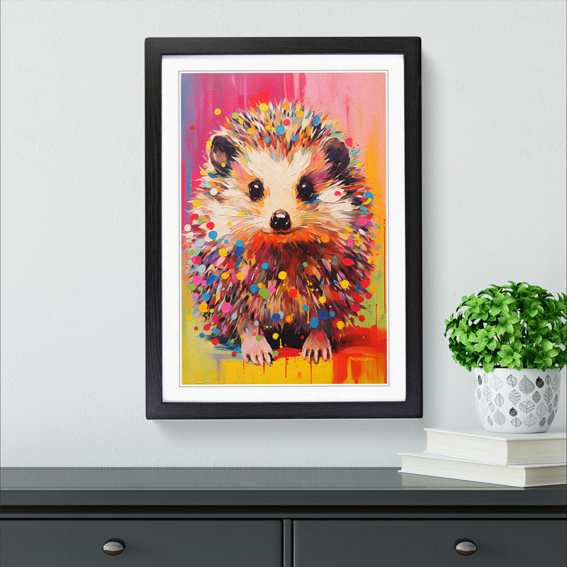 Hedgehog Pop No.2 - Framed Print