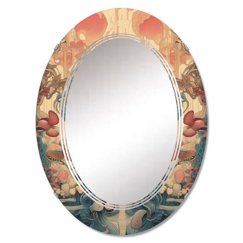 Organza Oval Mirror, 30" x 20"