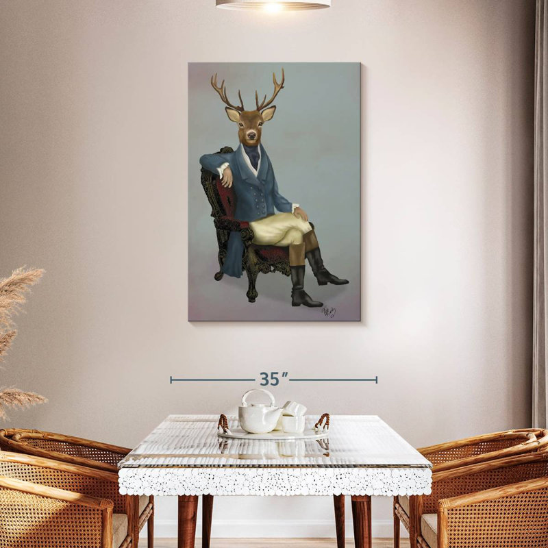 Brampt Distinguished Deer Full, 45" H x 30" W