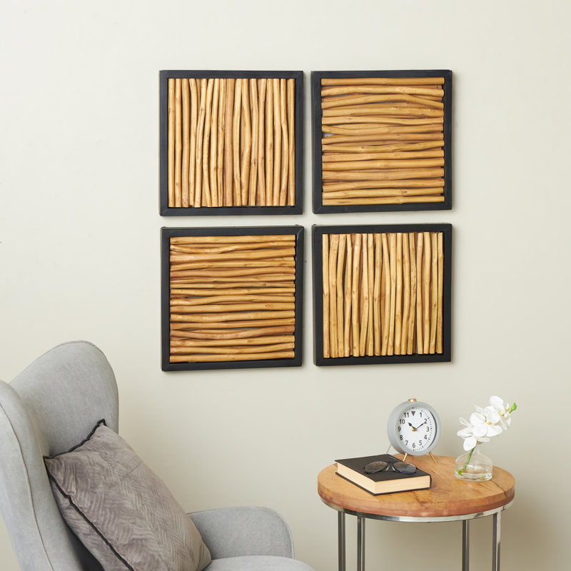 Art textuel sur bois