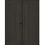 Porte intérieure battante en bois manufacturé 1 panneau Shaker-94493376-94493378-97019596