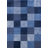 Checkered Indoor Durable Low-Pile Area Rug