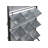 Clarice Farmhouse Galvanized Metal Display Stand with Chalkboard, 9-Cubby Organizer