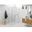 Illume 39 in. x 32 in. x 78 in. 90-degree Fully Frameless Wall Hinged Glass Shower Enclosure-203851533