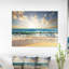 Paysage marin «Cloudy Sky and Vibrant Blue Sea», impression-35061370-35061373