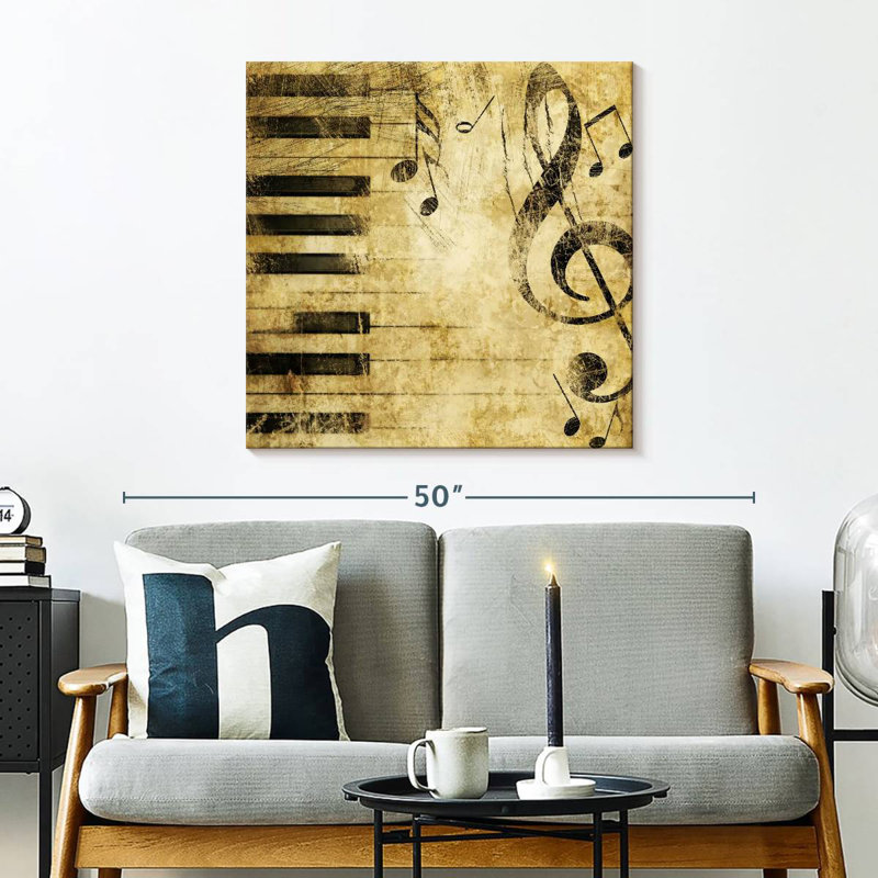 Notes de musique Abarca, H 30 po x l 30 po