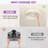Arachne 20" Boho Caged Ceiling Fan with Layered Fabric Shades, Light Kit and Remote Control