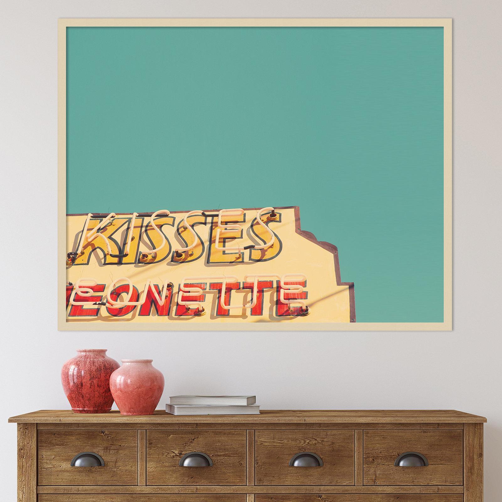 Kisses Photo Print by Robert Cadloff, 34.25" H x 43.25" W x 0.88" D, Brown